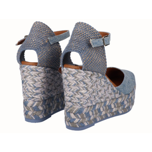 Viguera Alpargata Valenciana Cuña Alta Yute Vaquero