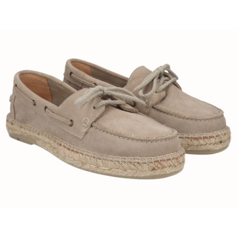 Viguera Alpargata Naútico Hombre Beig