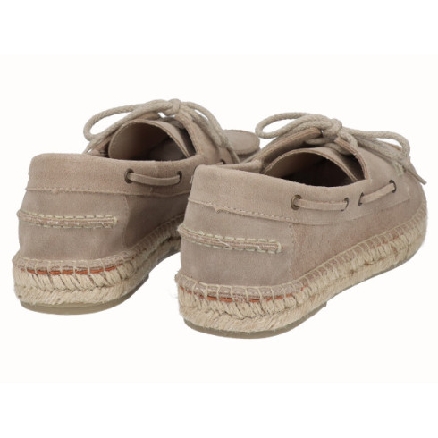 Viguera Alpargata Naútico Hombre Beig