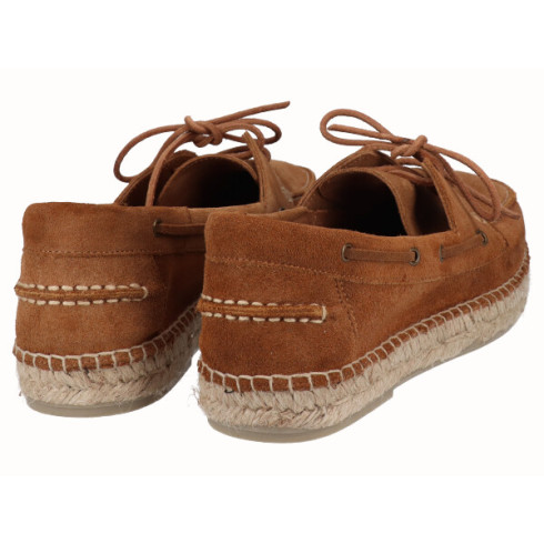 Viguera Alpargata Naútico Hombre Cuero