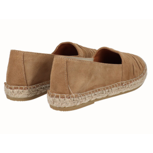 Viguera Alpargata Plana Cásica Yute Piel Beig