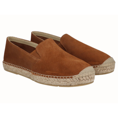 Viguera Alpargata Plana Hombre Cuero