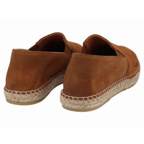 Viguera Alpargata Plana Hombre Cuero