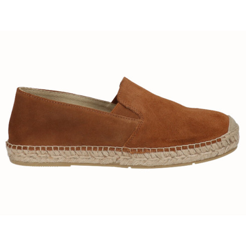 viguera Alpargata Plana Hombre Cuero