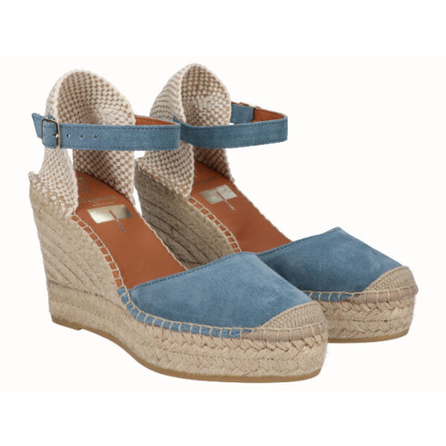 Viguera Alpargata Valenciana Cuña Alta Yute Jeans