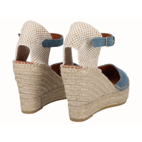 Viguera Alpargata Valenciana Cuña Alta Yute Jeans