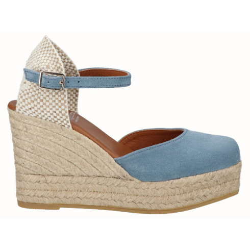 viguera Alpargata Valenciana Cuña Alta Yute Jeans