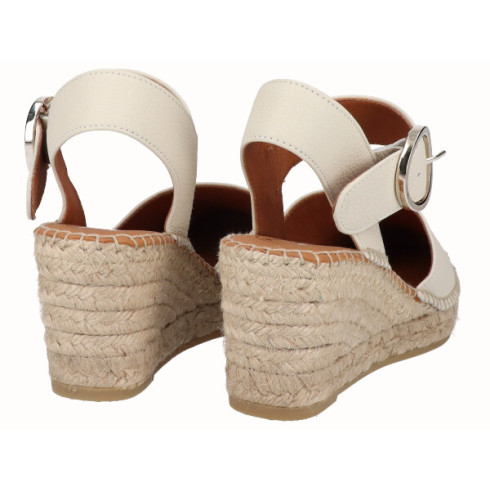 Viguera Alpargata Valenciana Cuña Media Beig