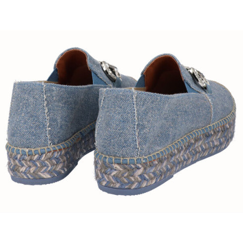 Viguera Alpargata Yute Plataforma Vaquero