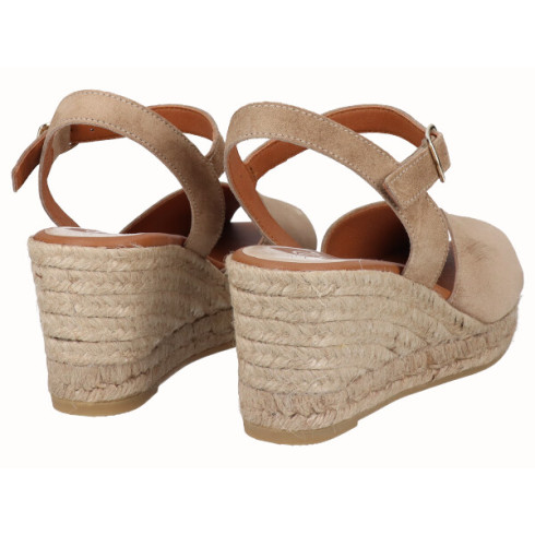 Viguera Sandalia Cuña Media Yute Desert