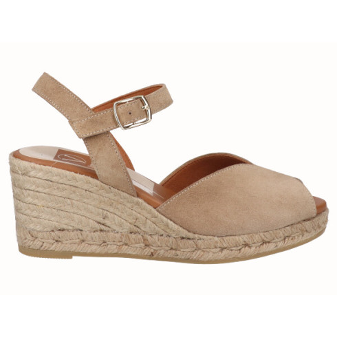 Viguera Sandalia Cuña Media Yute Desert