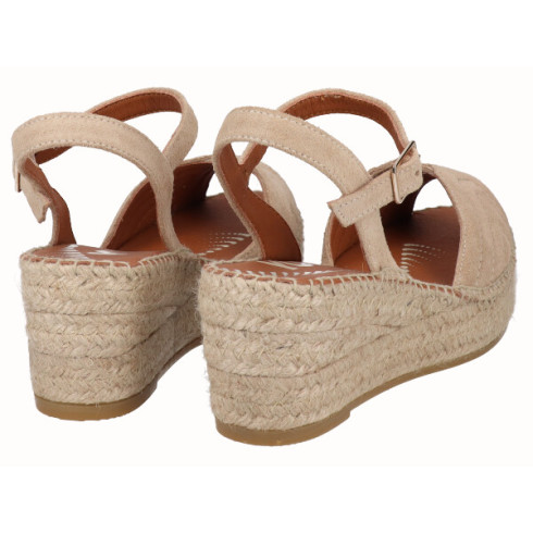 Viguera Sandalia Cuña YuteFlex Beig