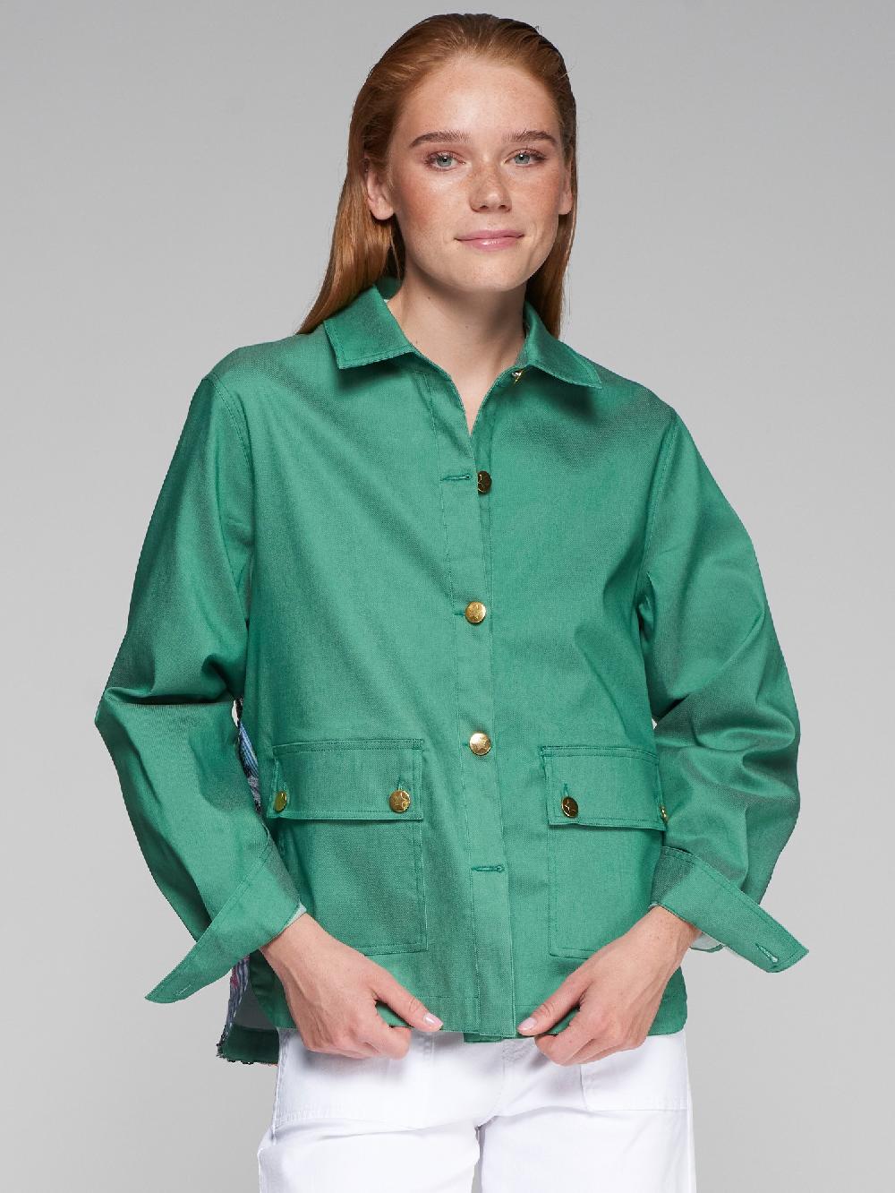 Vilagallo CHAQUETA OLIVIA BORDADO FLORES LENTEJUELAS