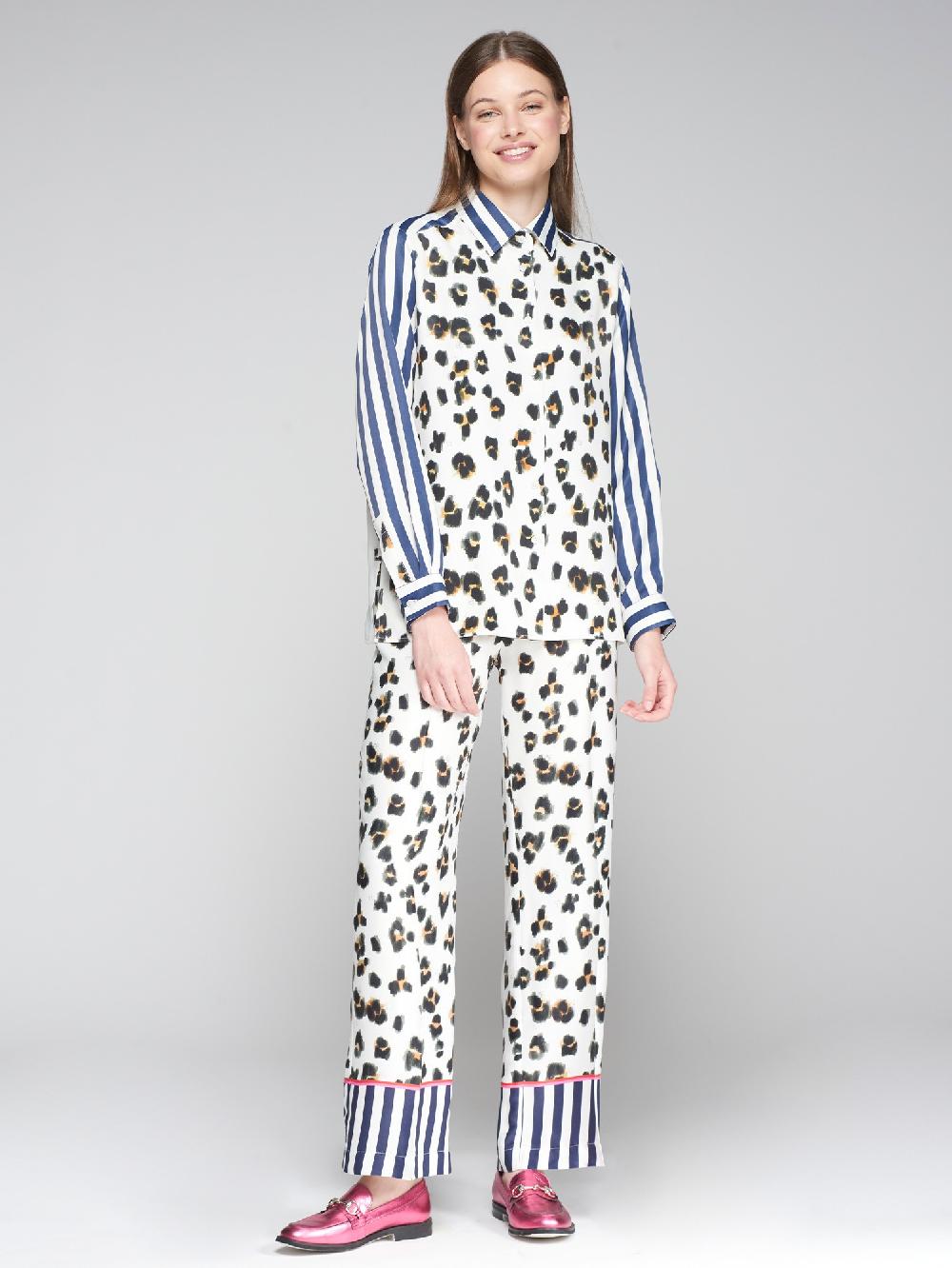 Vilagallo CAMISA FLUIDA ANIMAL PRINT