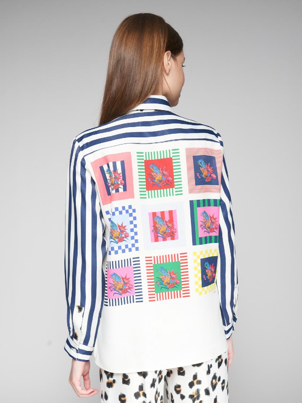 Vilagallo CAMISA FLUIDA ANIMAL PRINT