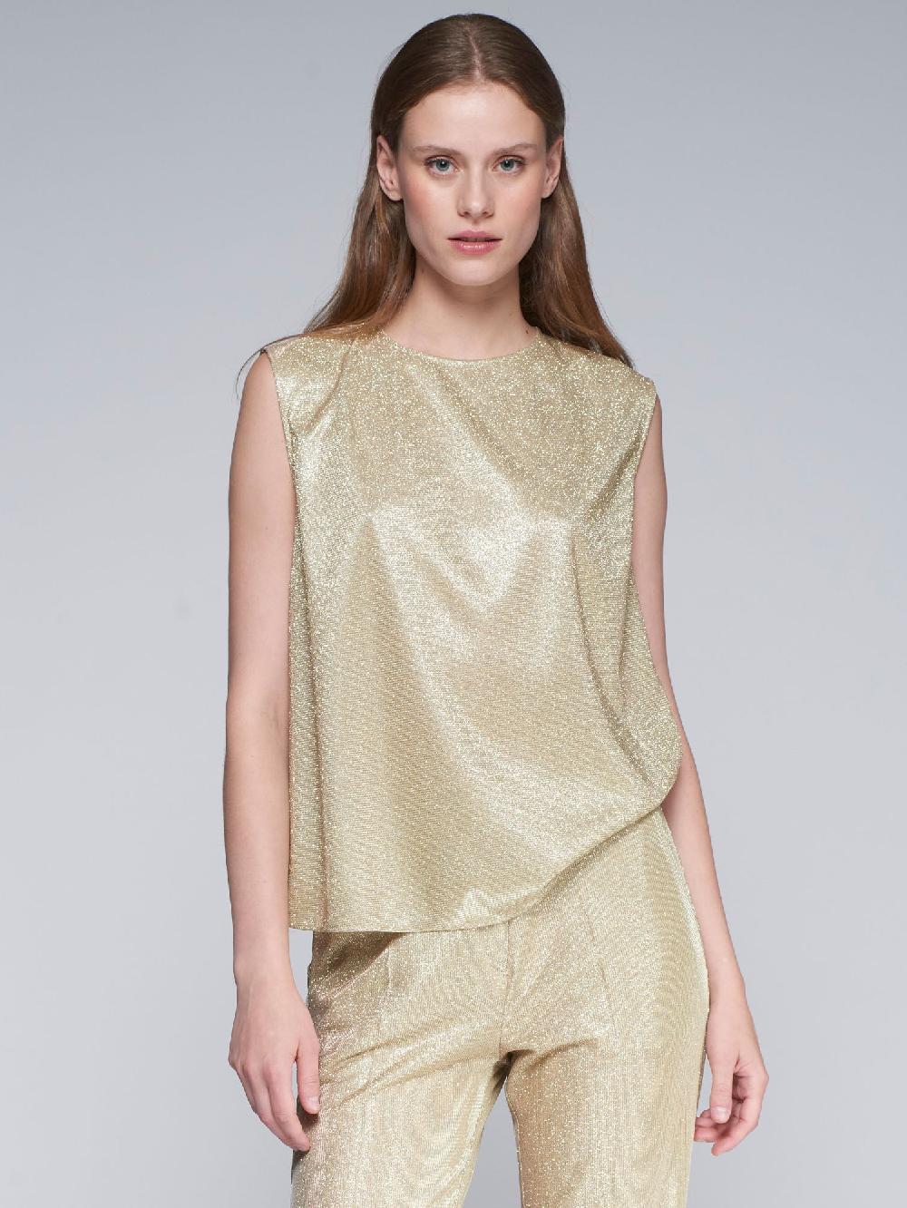 vilagallo CAMISA FLUIDA ORO