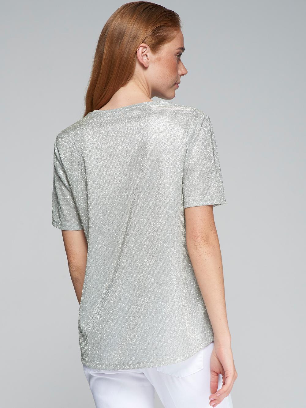 Vilagallo CAMISETA FLUIDA PLATA