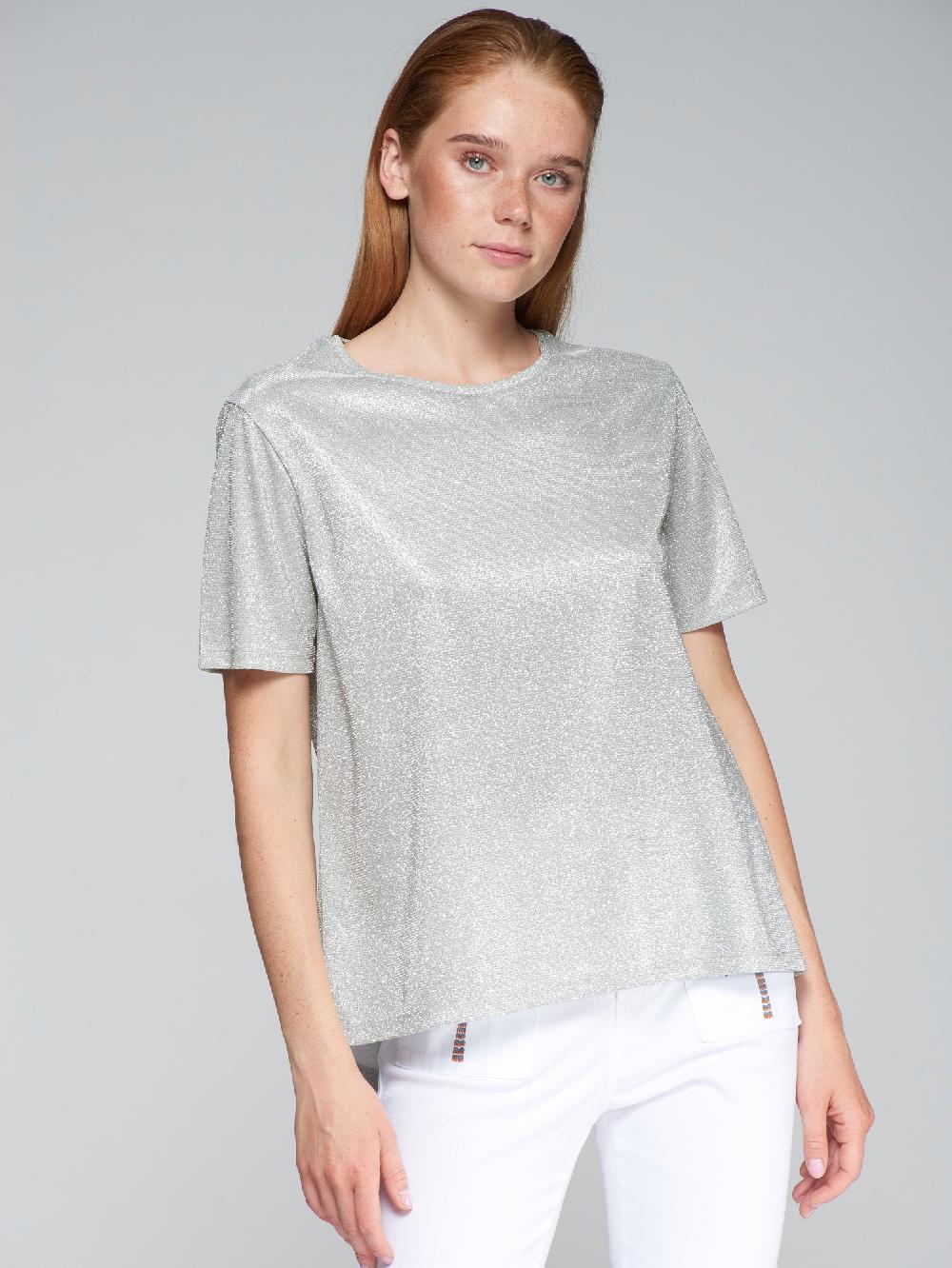 vilagallo CAMISETA FLUIDA PLATA