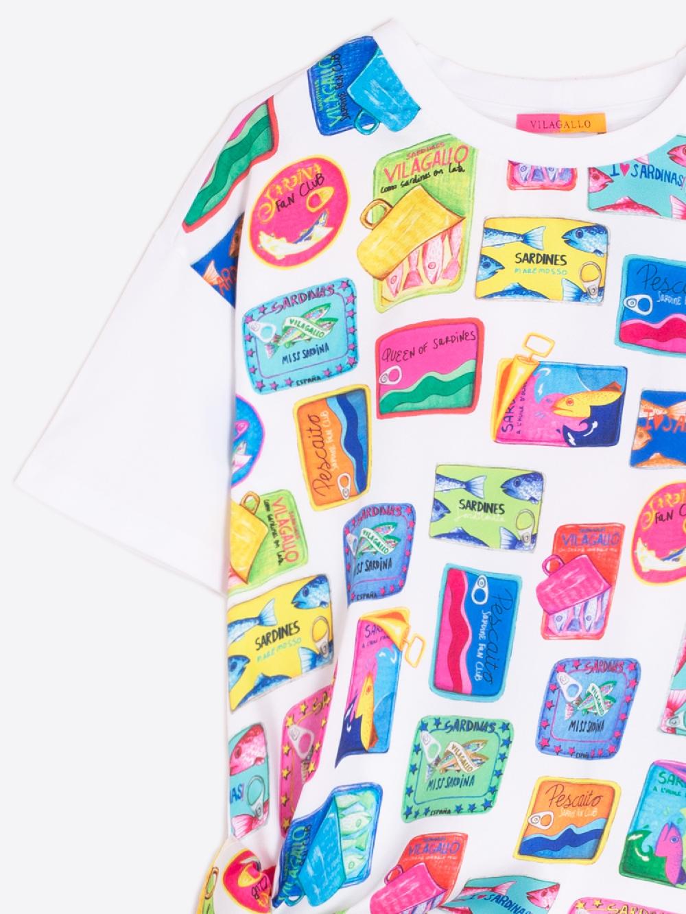 Vilagallo CAMISETA NUDO SARDINAS