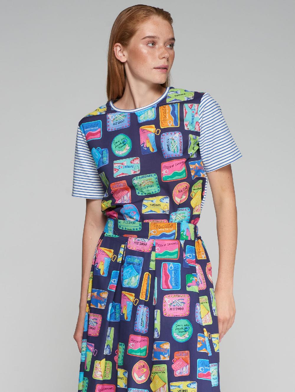 Vilagallo CAMISETA SARDINAS NAVY VOILE