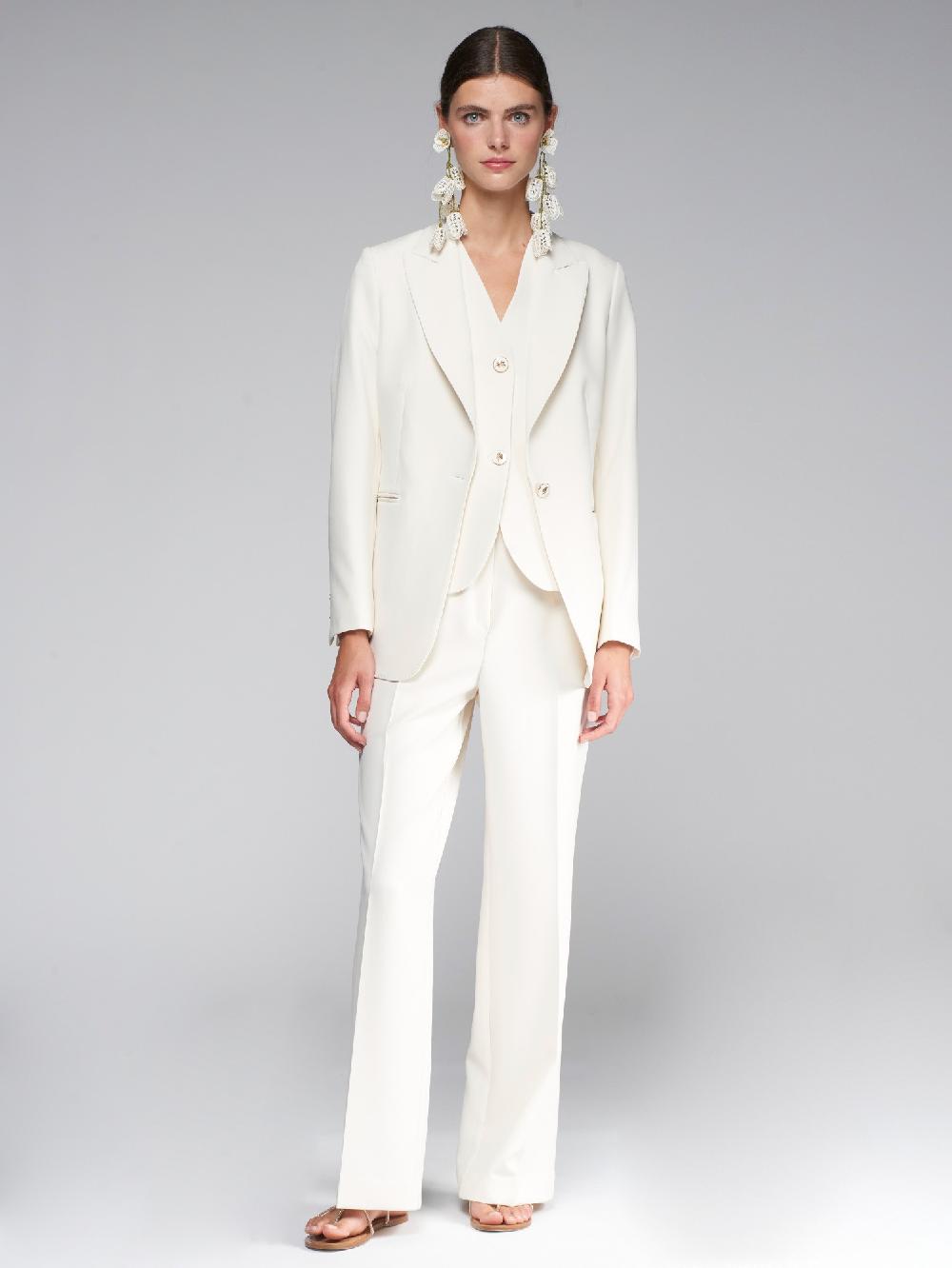 Vilagallo CHAQUETA CREP BLANCO