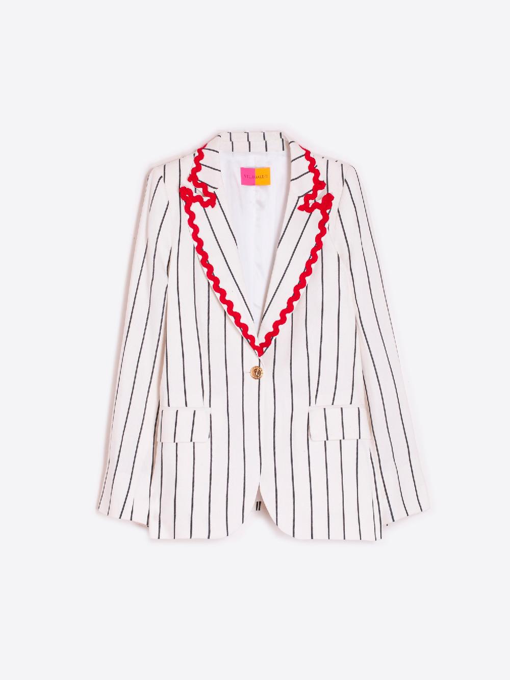 Vilagallo CHAQUETA DIPLOMATICO ONDULINA ROJA