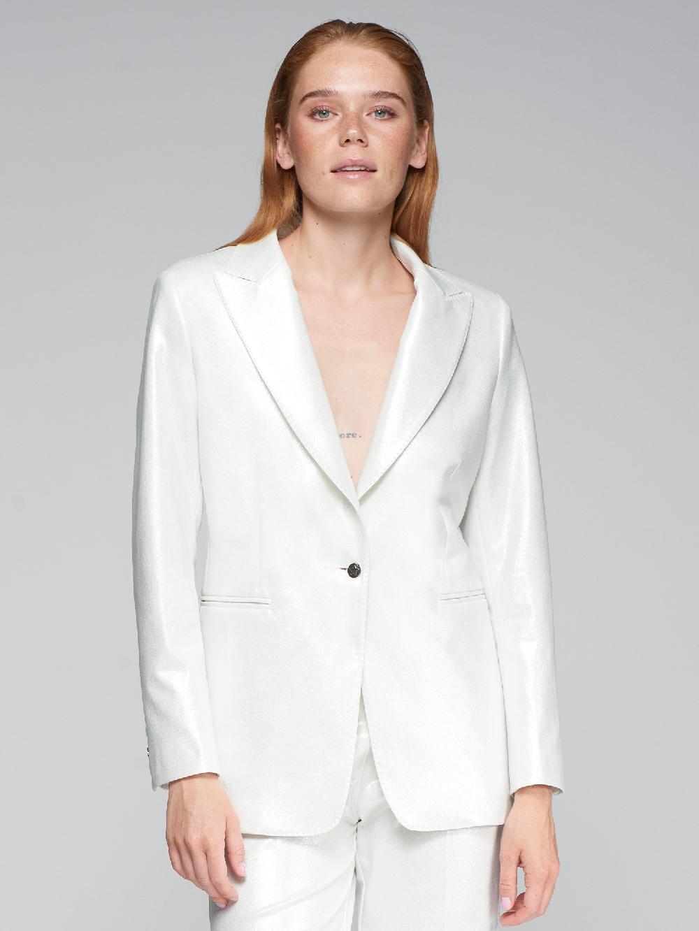 vilagallo CHAQUETA PUNTO ROMA PLATA