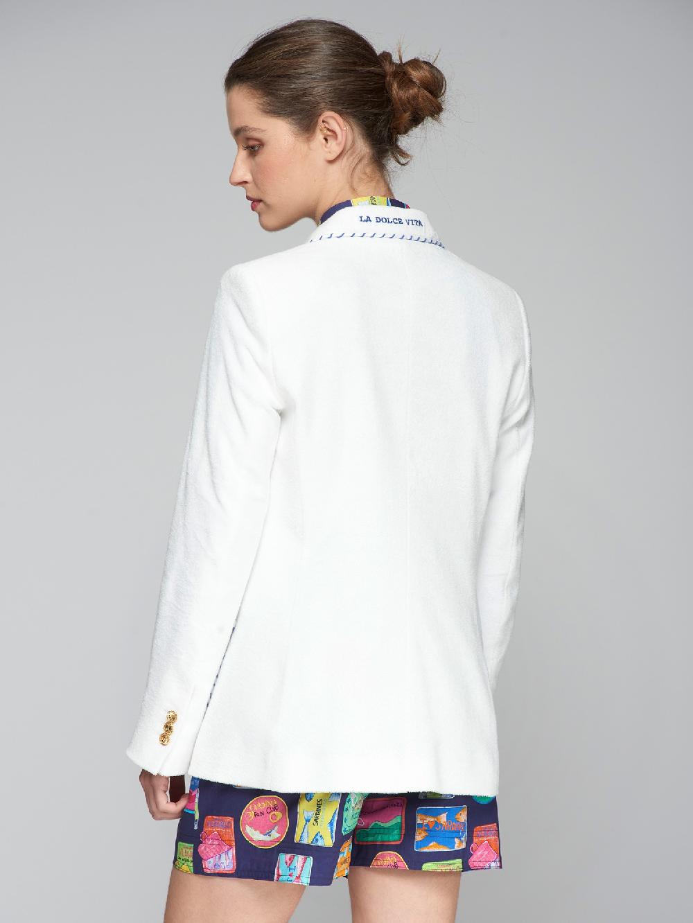 Vilagallo CHAQUETA RIVA EMB BLANCO FELPA