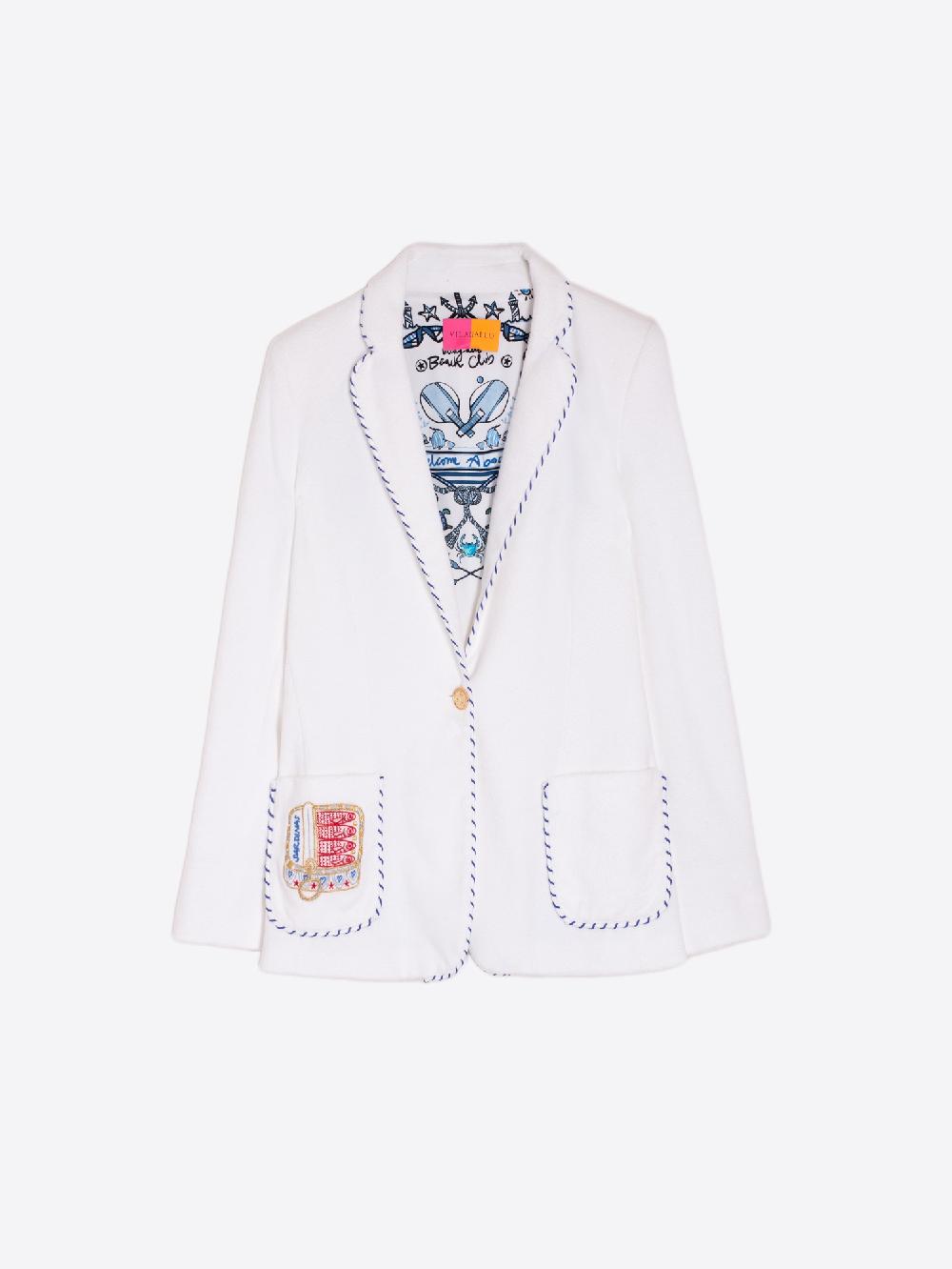 Vilagallo CHAQUETA RIVA EMB BLANCO FELPA
