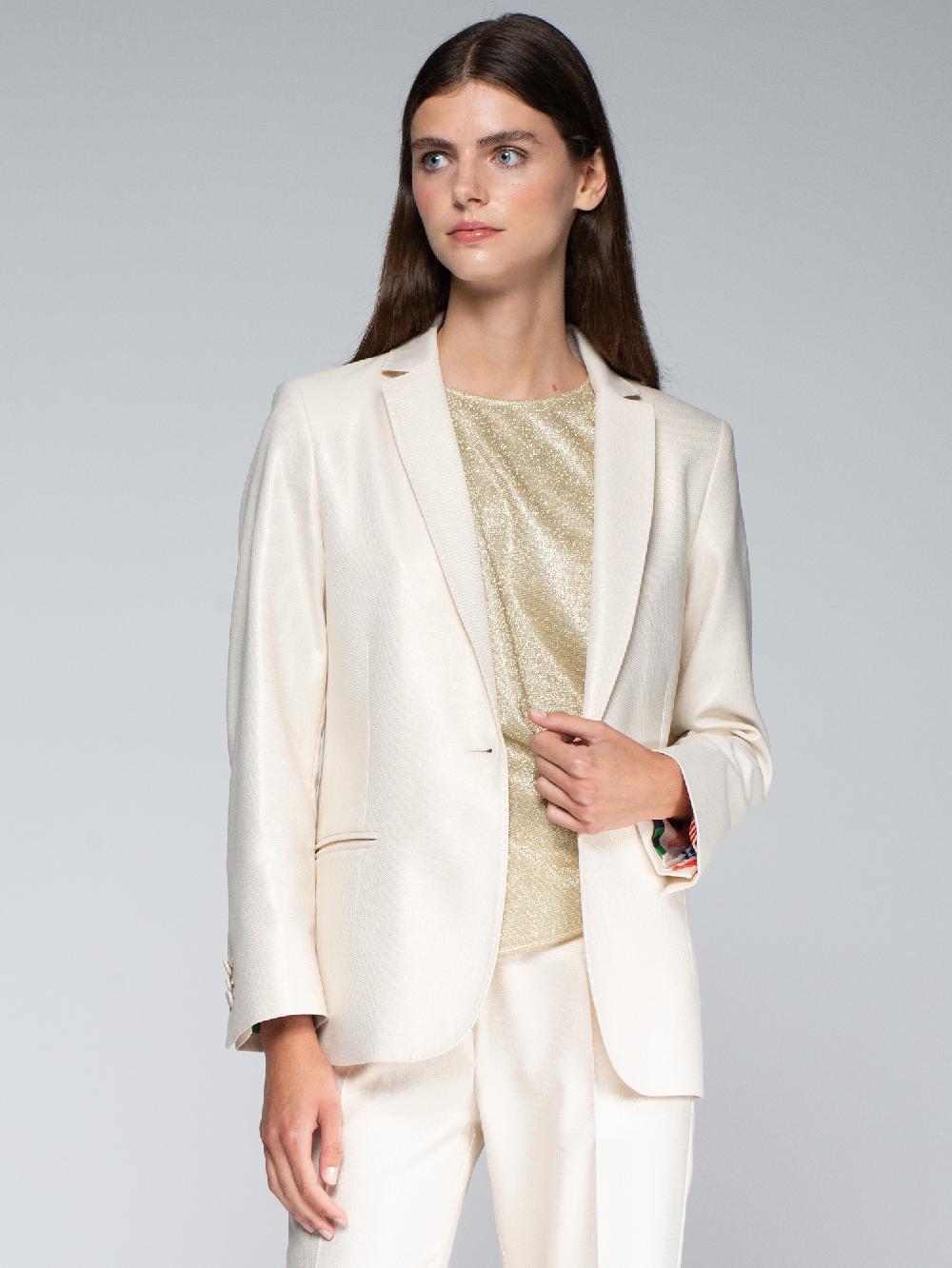 vilagallo CHAQUETA TRAJE DORADO