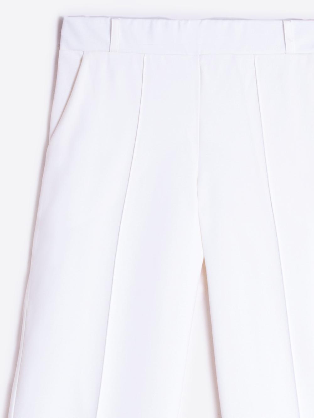 Vilagallo PANTALON CAROLE PUNTO ROMA BLANCO