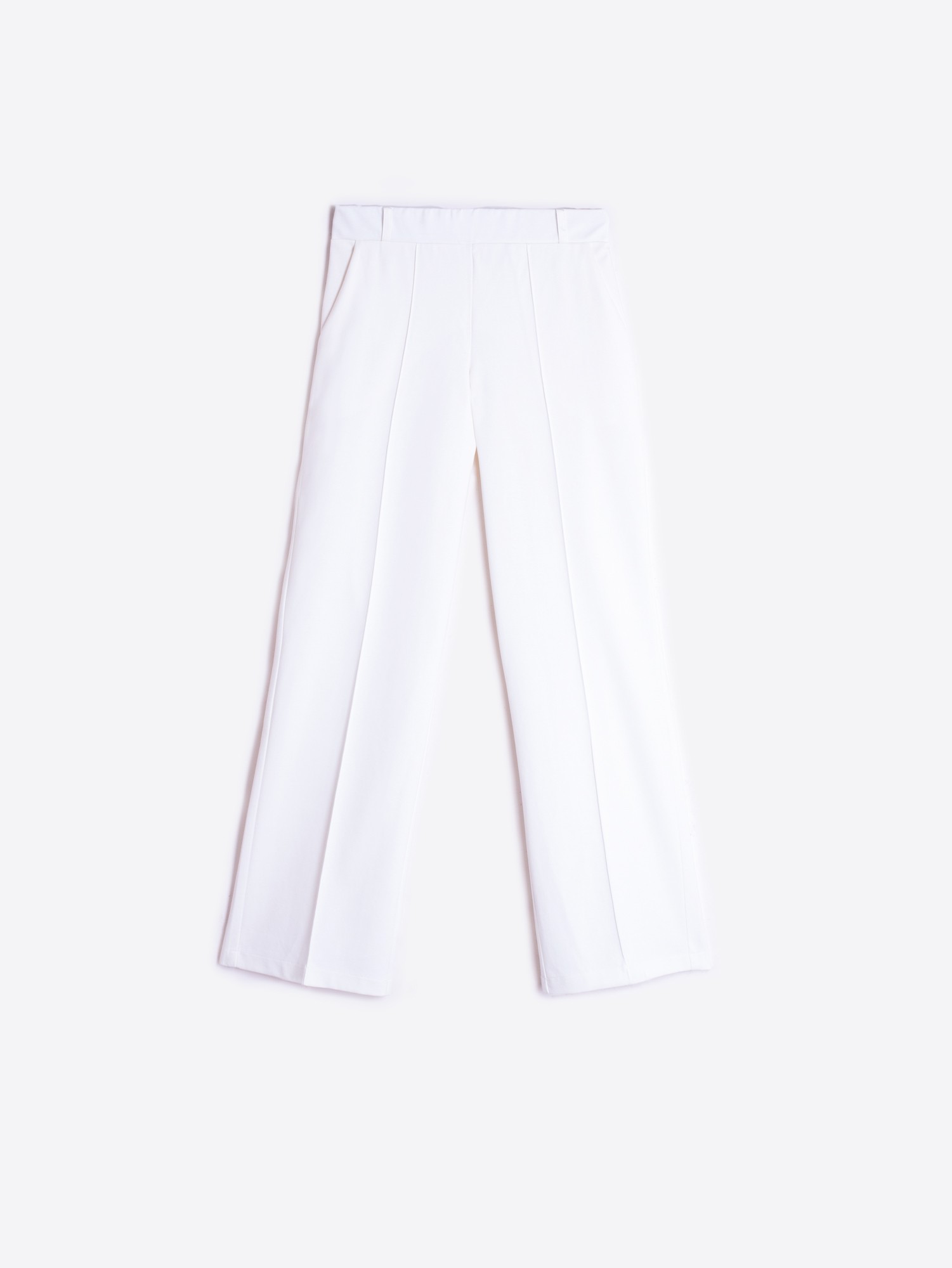 vilagallo PANTALON CAROLE PUNTO ROMA BLANCO