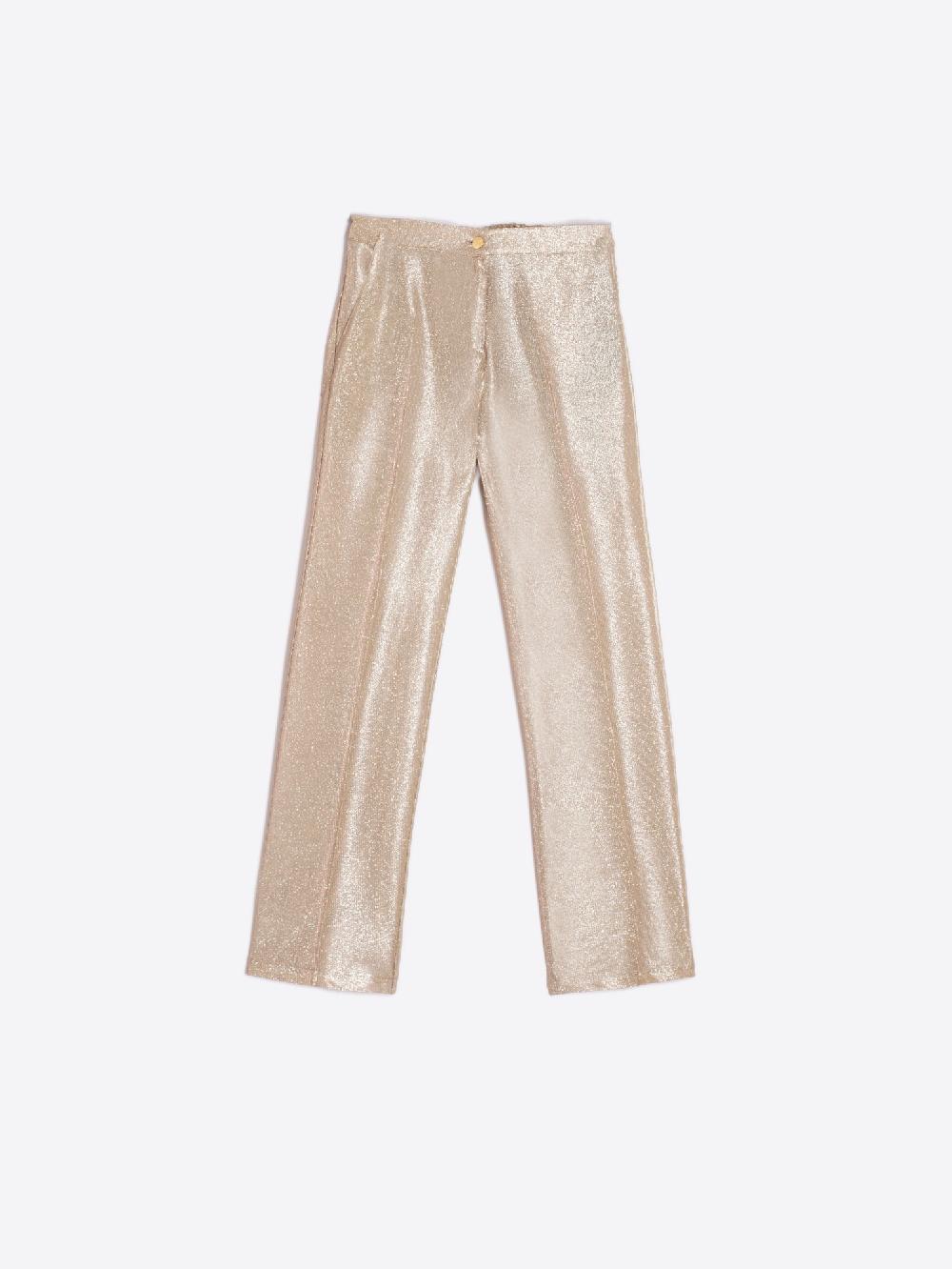 Vilagallo PANTALON FLUIDO ORO