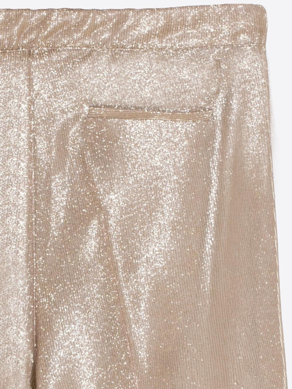 Vilagallo PANTALON FLUIDO ORO