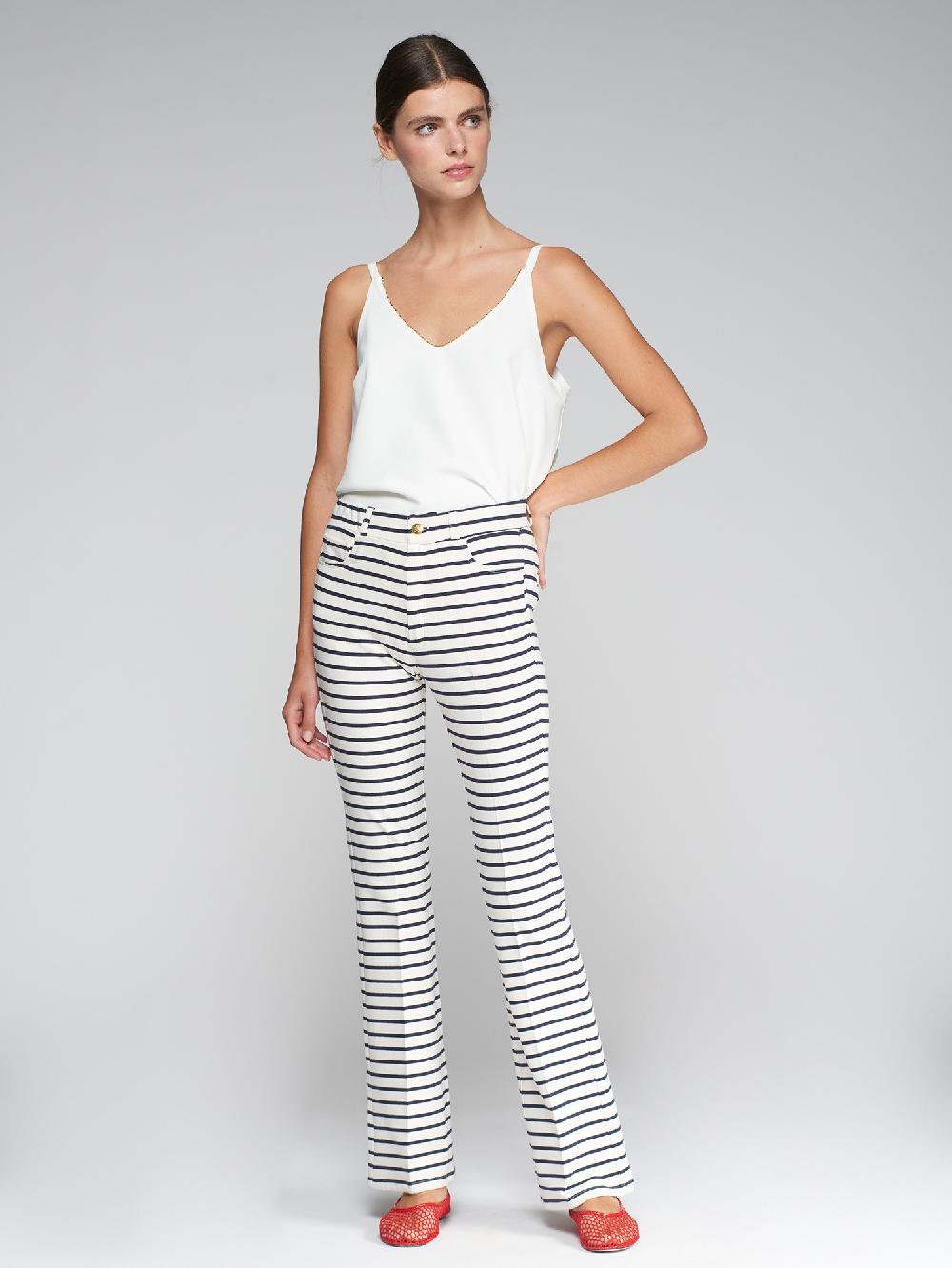 vilagallo PANTALON PUNTO RAYA MARINERA