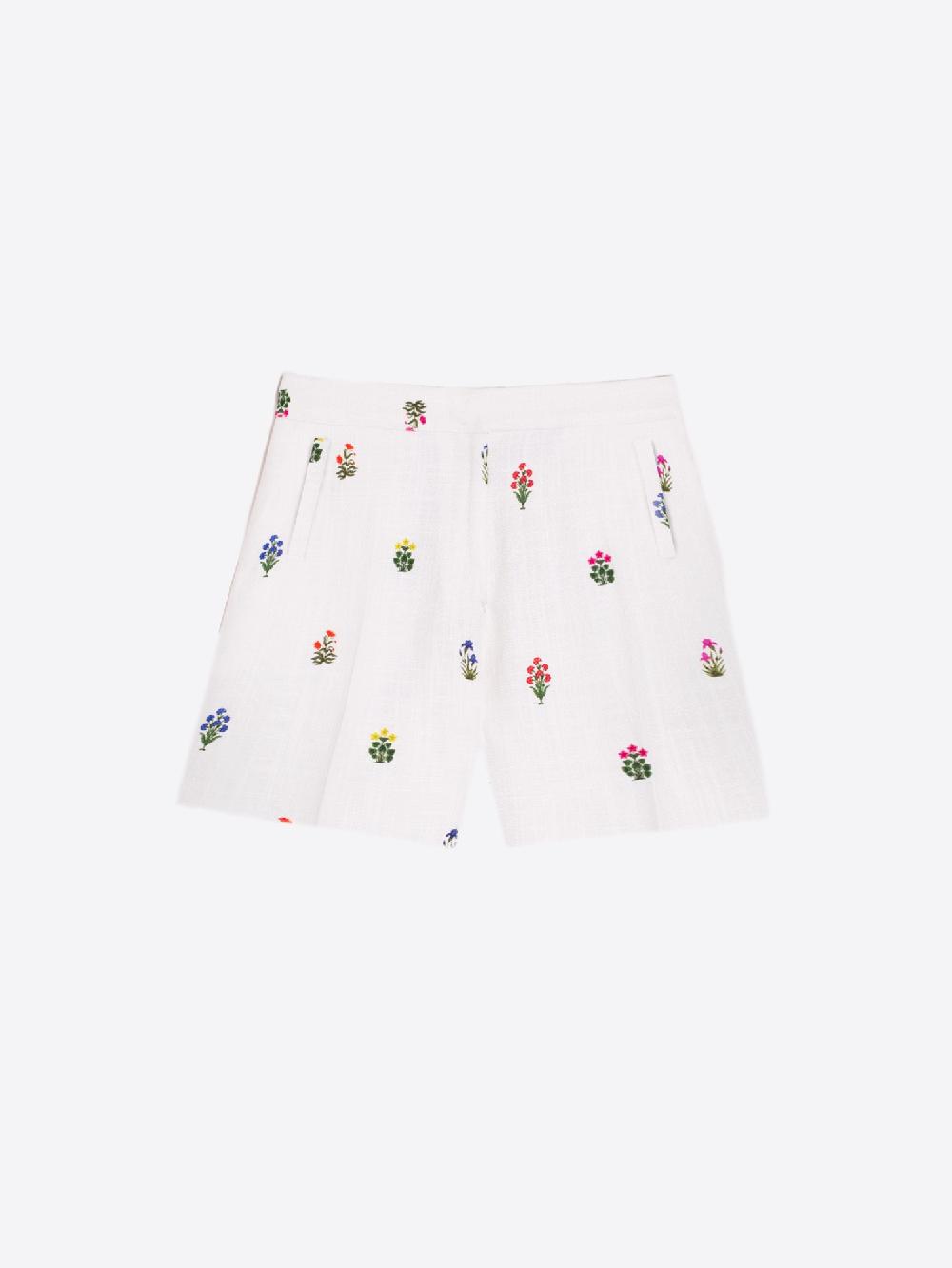 vilagallo SANDRA BLANCO FLOR LINO