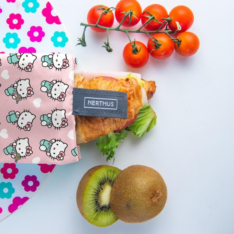 Vin Bouquet Bolsa Reutilizable Para Bocadillo Turquesa