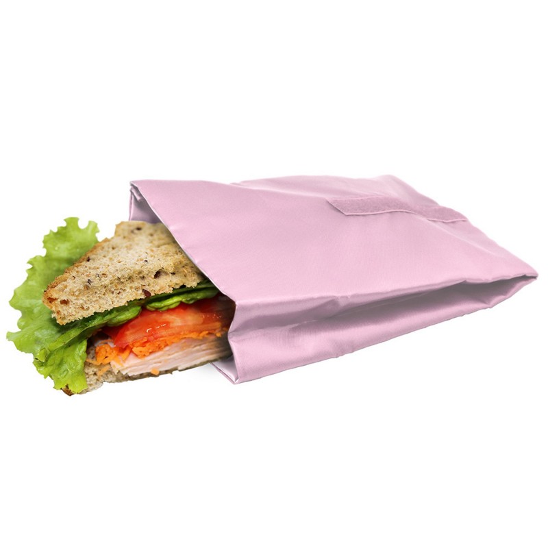 vin bouquet Bolsa reutilizable para sandwich rosa pastel