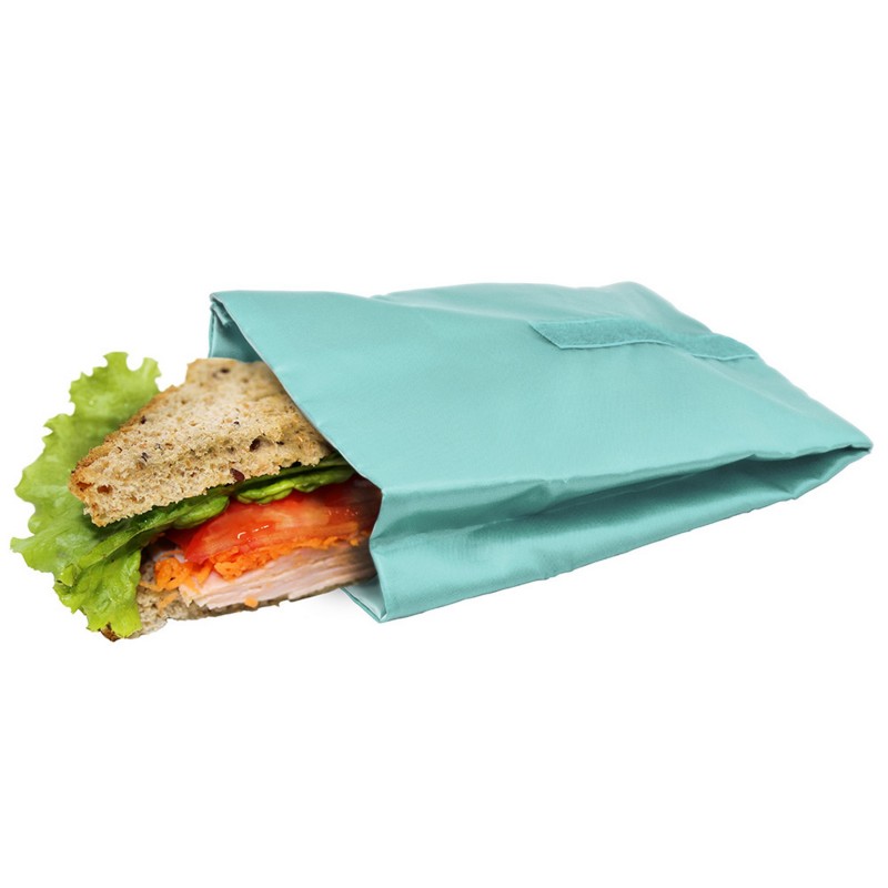 vin bouquet Bolsa reutilizable para sandwich turquesa