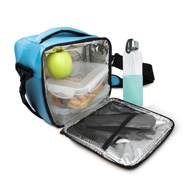 Vin Bouquet Bolsa Térmica Porta Alimentos Azul Doble Azul Pastel