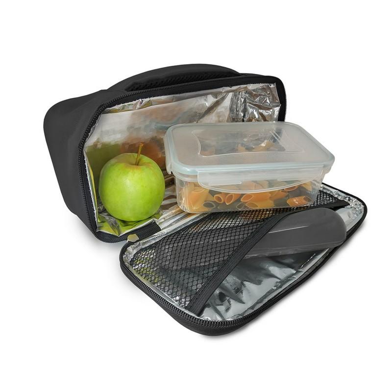 Vin Bouquet Bolsa Térmica Porta Alimentos Negra Simple Negro