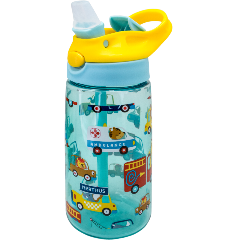 Vin Bouquet Botella Infantil Reutilizable Libre De BPA Boquilla Plegable Ergonómica Resistente Duradera Ligera Coches