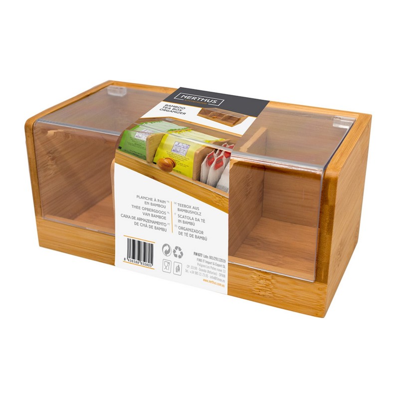 Vin Bouquet Caja Organizadora De Bolsitas De Té 3 Departamentos