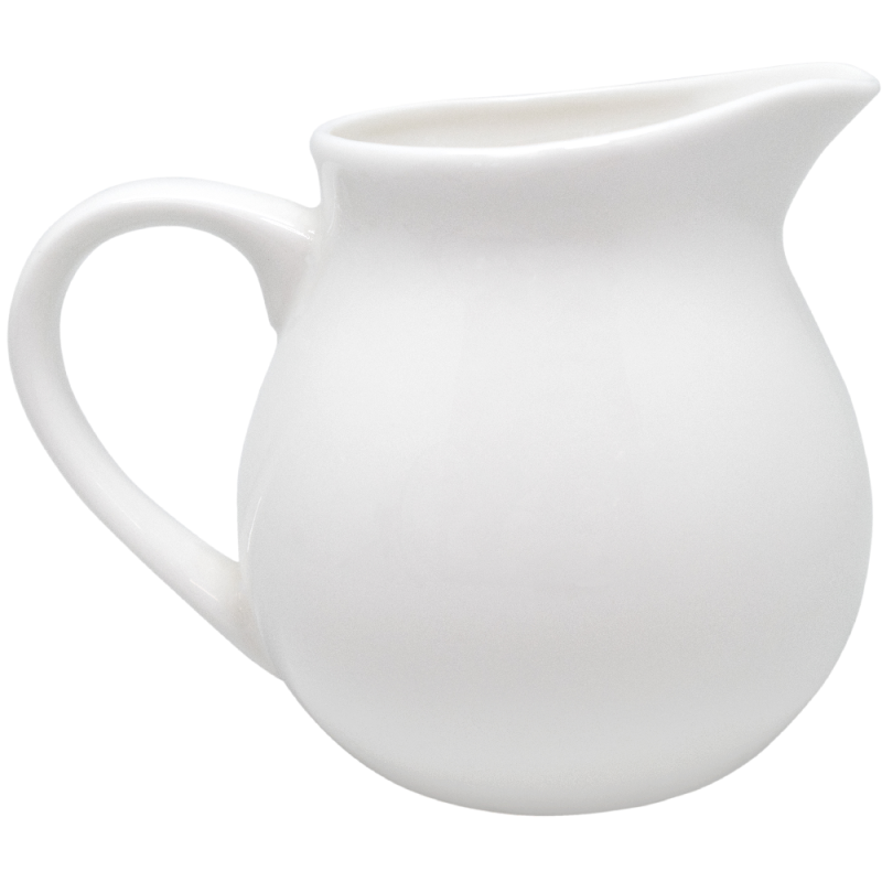 Vin Bouquet Jarra De Leche De Porcelana De 300 Ml Estilo Y Practicidad En La Mesa Del Desayuno Blanco