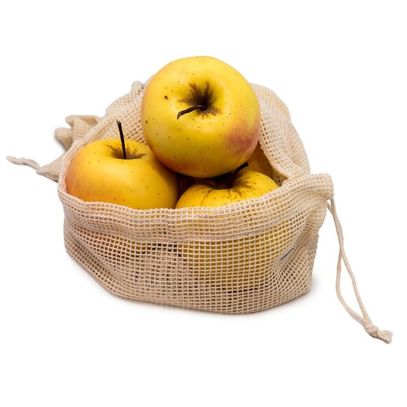 Vin Bouquet Set De Bolsas De Rejilla 100% Algodón Orgánico