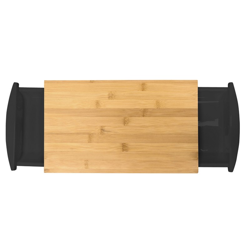 Vin Bouquet Tabla De Corte De Bambú Con Bandeja Extendible