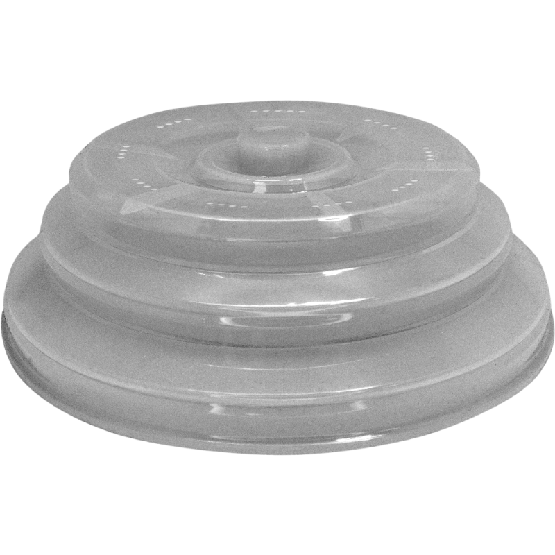 Vin Bouquet Tapa Para Microondas De Silicona Transparente: Plegable Elegante Y Funcional Transparente