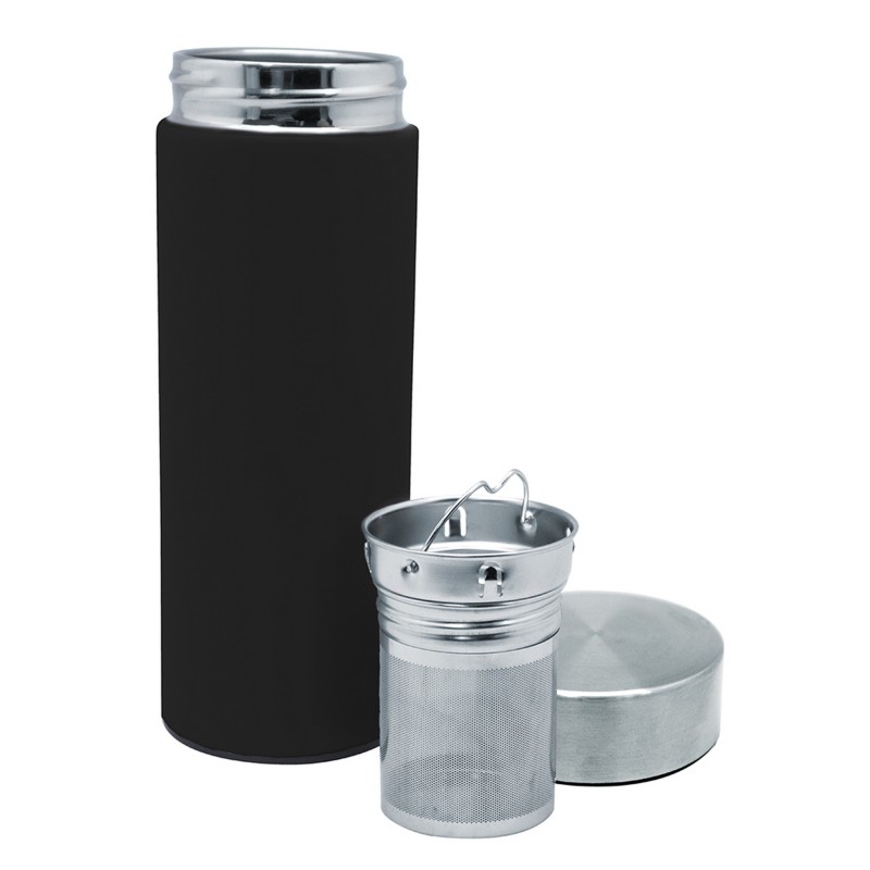 Vin Bouquet Termo Té Doble Pared Acero 300 Ml NEGRO