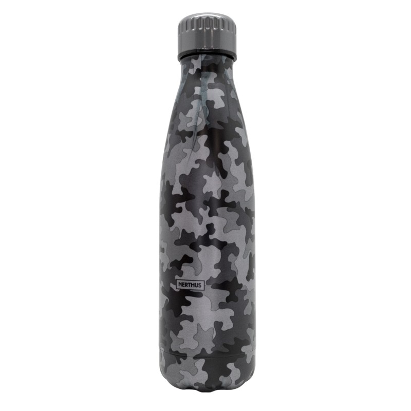 vin bouquet Botella doble pared camuflaje negro
