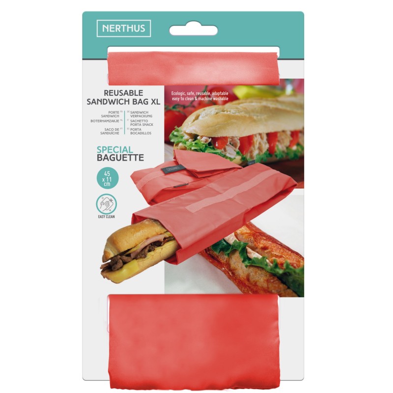 Vin Bouquet Porta Bocadillo Baguette Coral